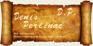 Denis Perlinac vizit kartica